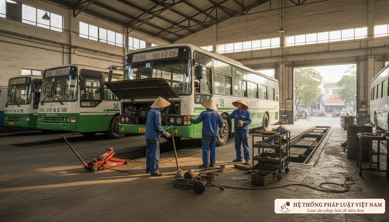 Trạm bảo dưỡng xe buýt công cộng