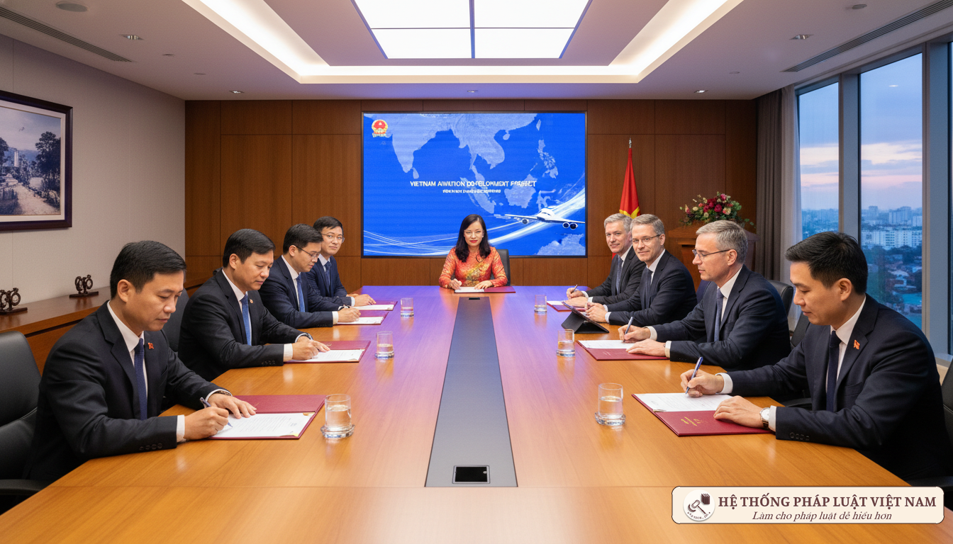 Lễ ký kết và phê duyệt các dự án trọng điểm trong lĩnh vực hàng không