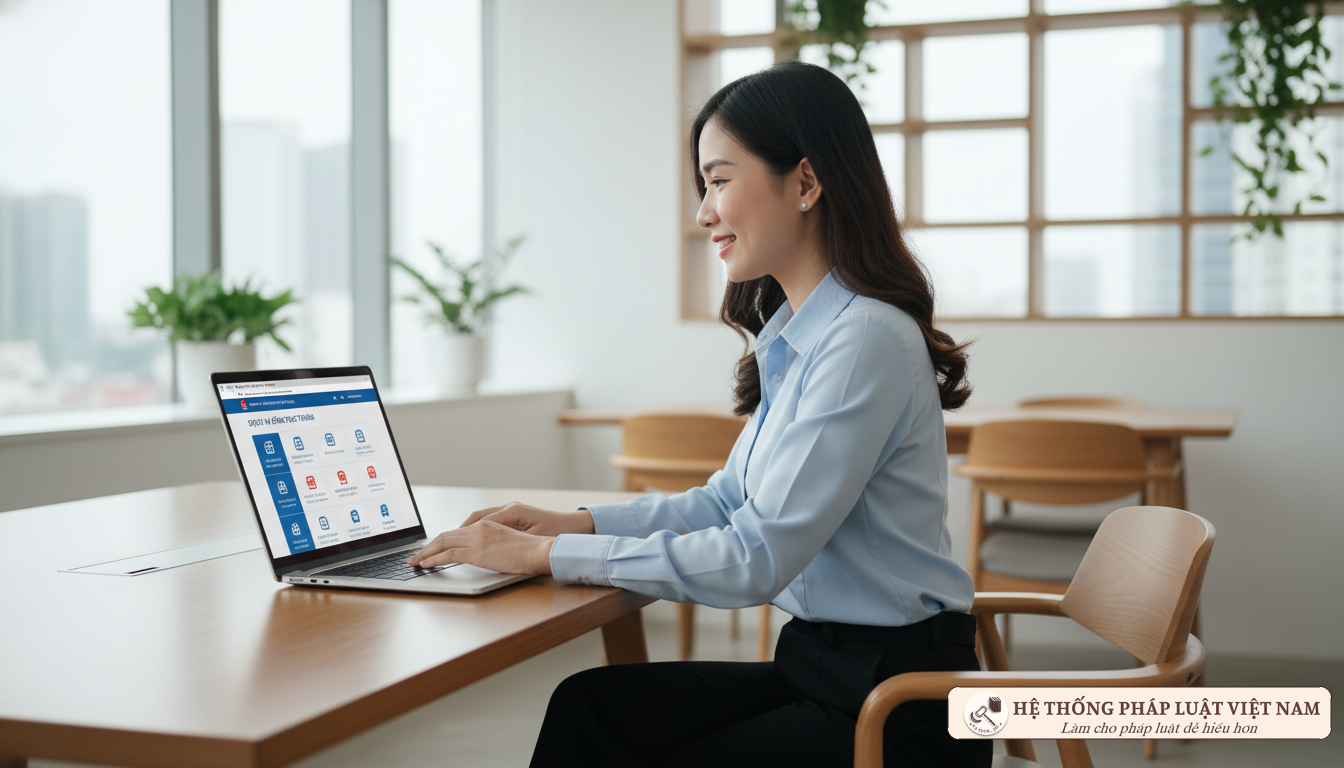 Doanh nghiệp thực hiện thủ tục hành chính trực tuyến