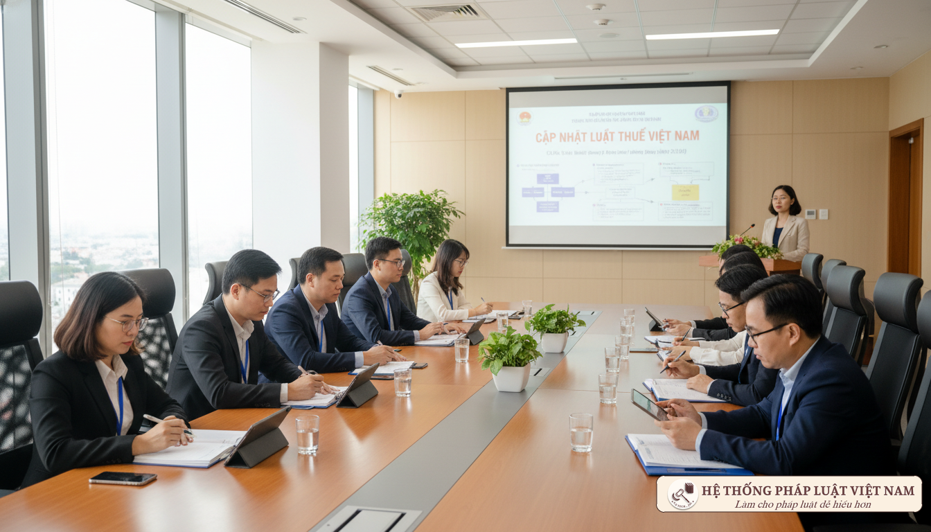 Lớp học cập nhật kiến thức thuế