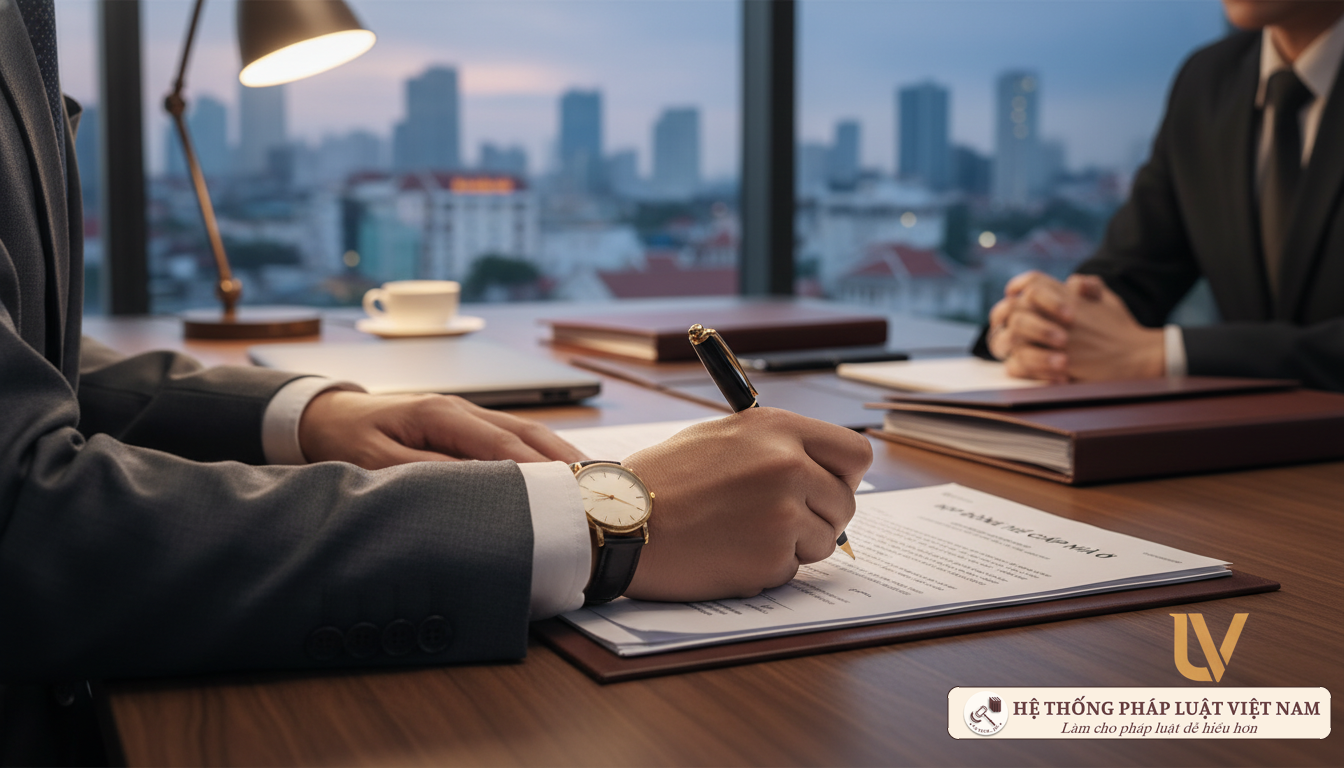 Ký kết hợp đồng thế chấp tài sản