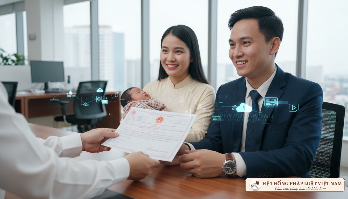 Đơn giản hóa thủ tục hành chính hộ tịch 2025 Giấy khai sinh và kết nối dữ liệu số