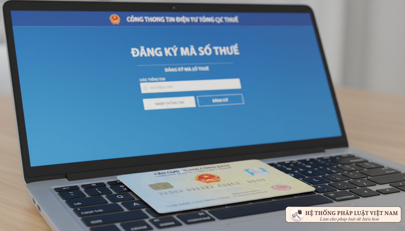 Thẻ Căn cước công dân và đăng ký thuế trực tuyến