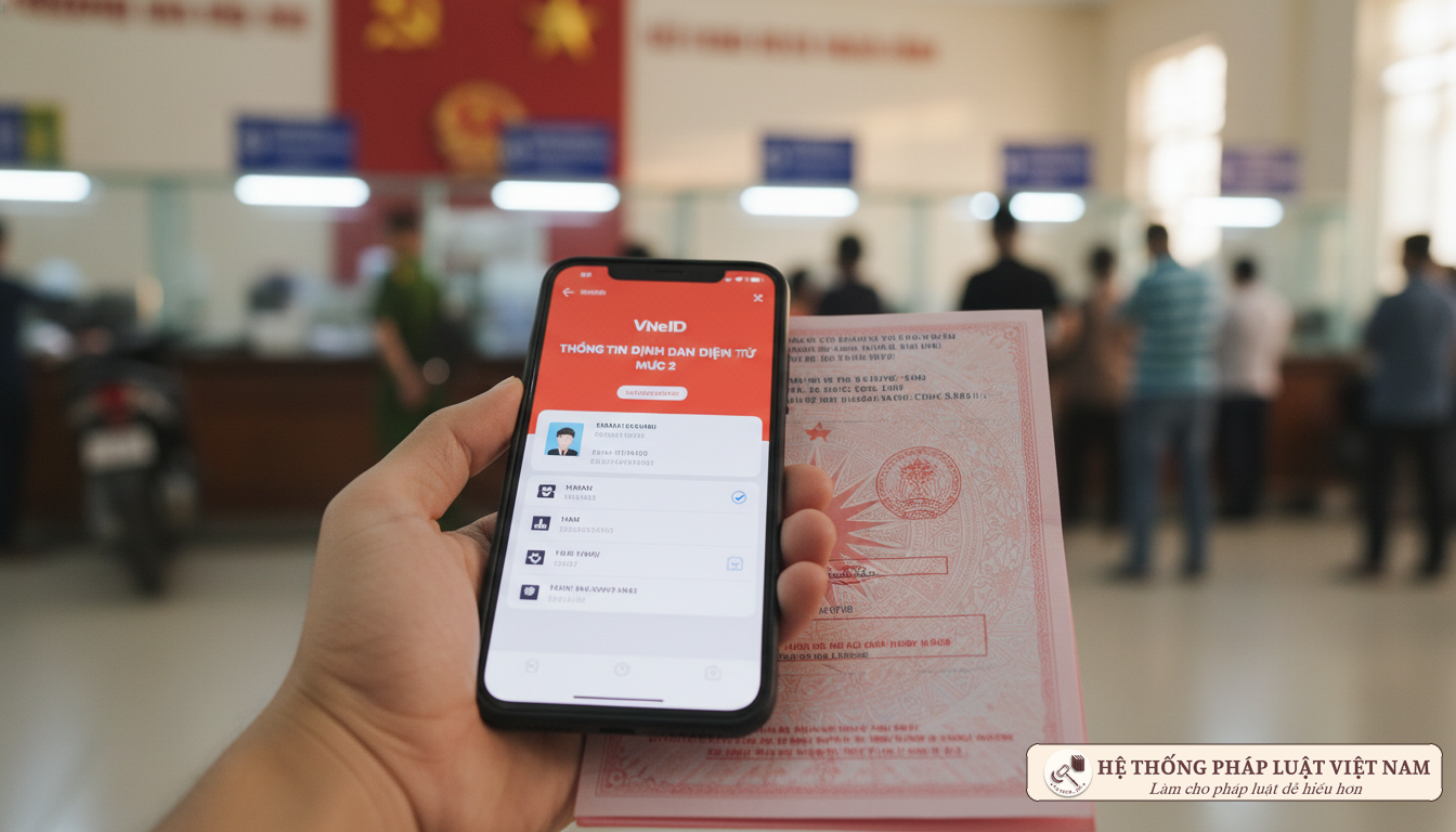 Sử dụng VNeID đăng ký xe máy