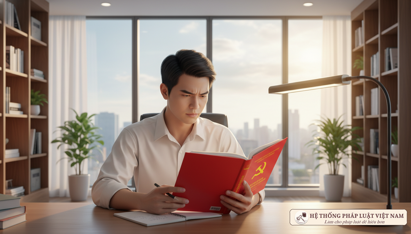 Đảng viên dự bị học tập Điều lệ Đảng