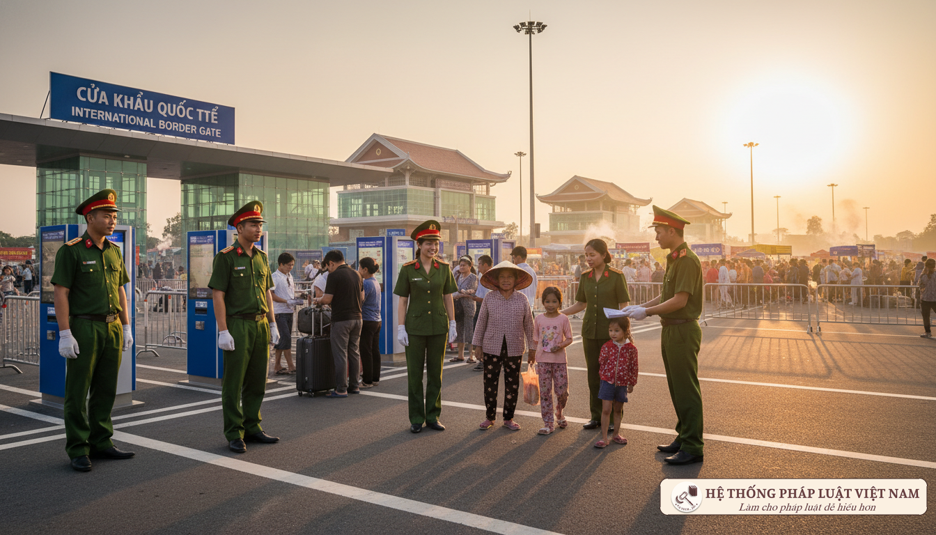 Lực lượng biên phòng tuần tra tại khu vực biên giới