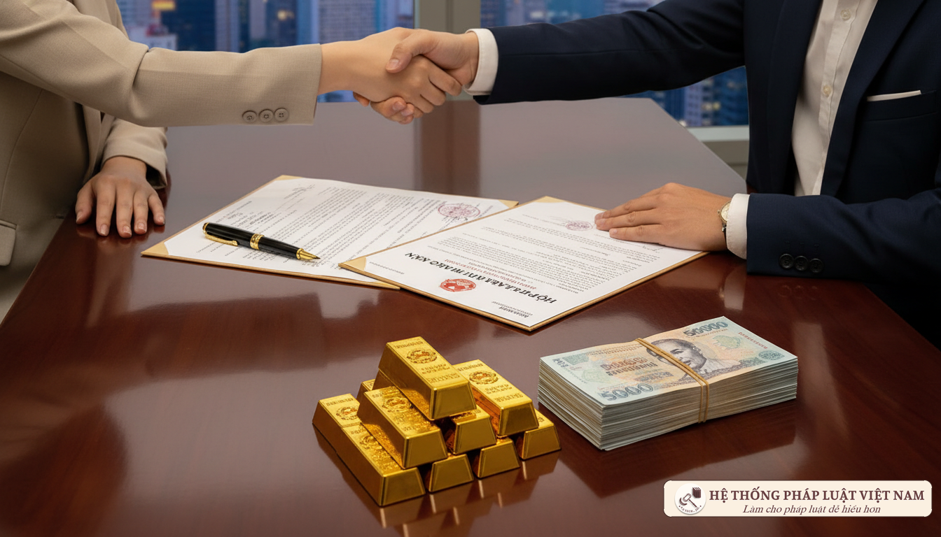 Đặt cọc bằng vàng, ngoại tệ hay séc: Coi chừng &quot;mất trắng&quot; vì sai luật!
