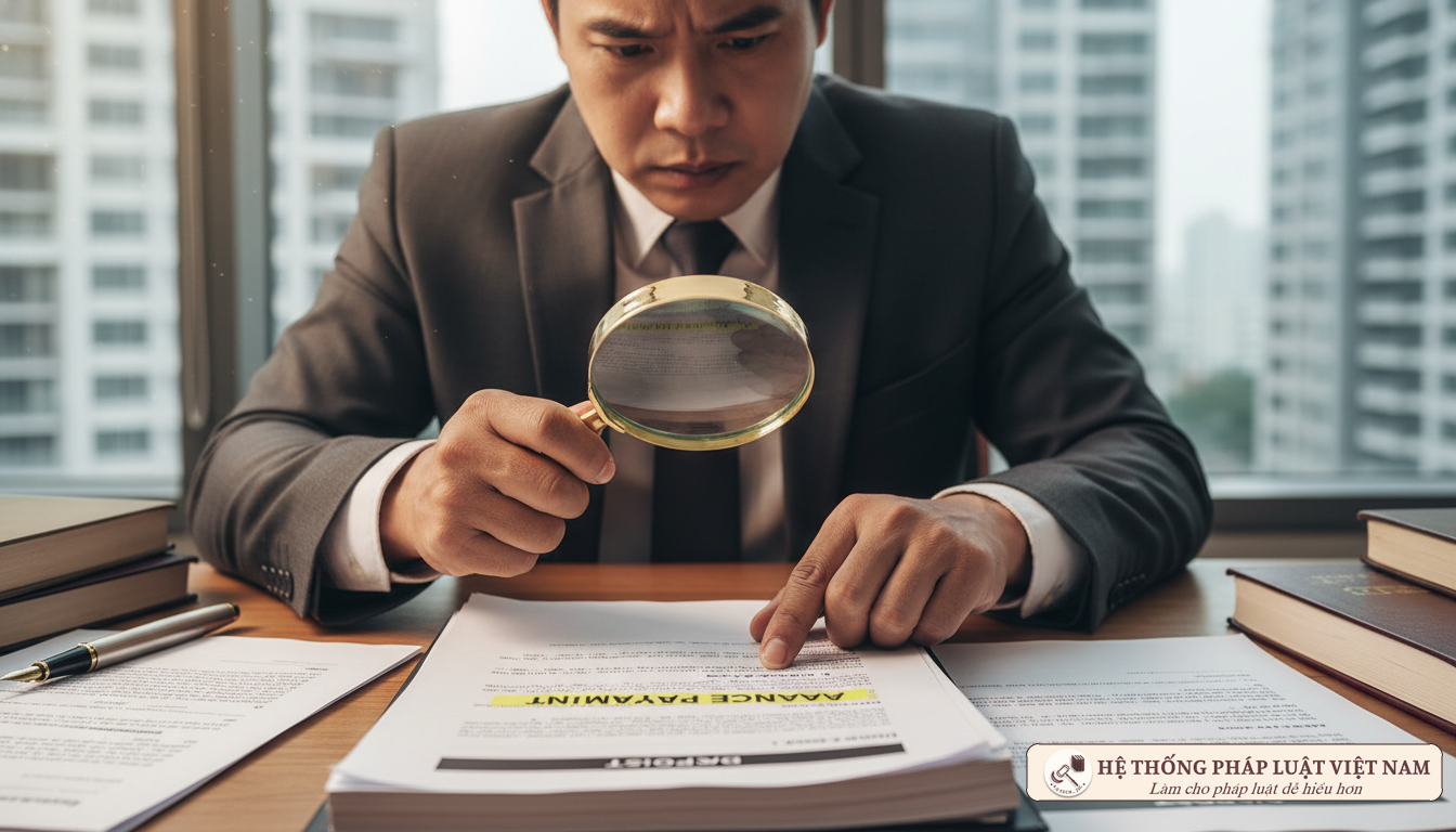 Rủi ro khi nhầm lẫn đặt cọc và tạm ứng
