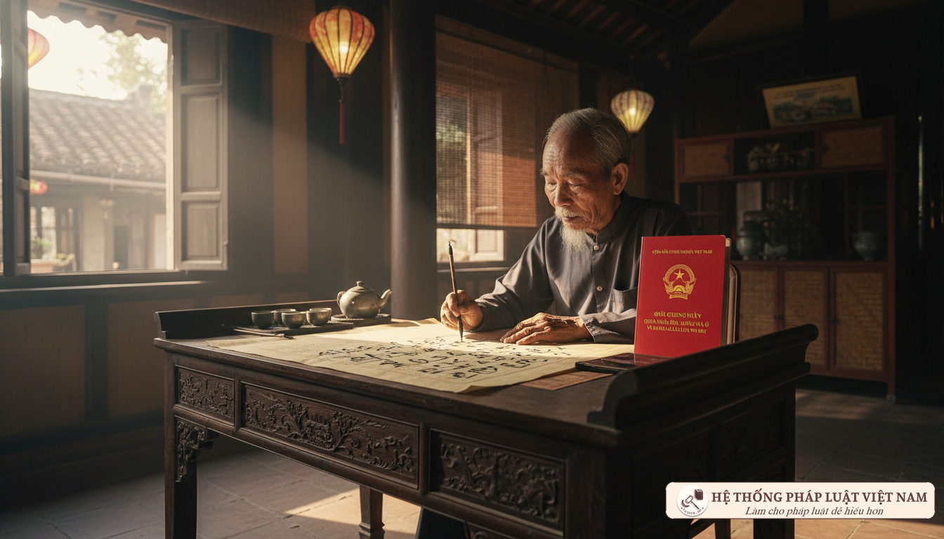 Lập di chúc cho đất đang thế chấp ngân hàng