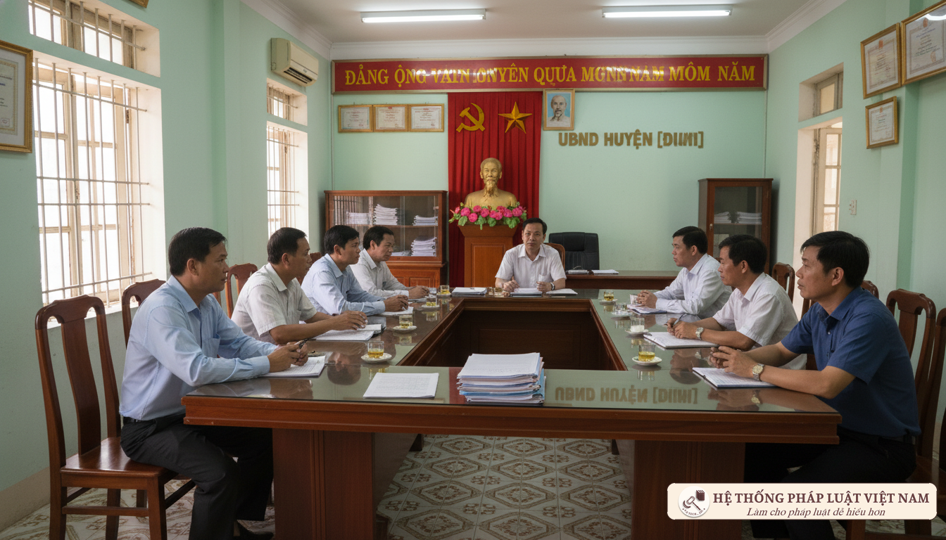Hòa giải tranh chấp đất đai tại UBND xã