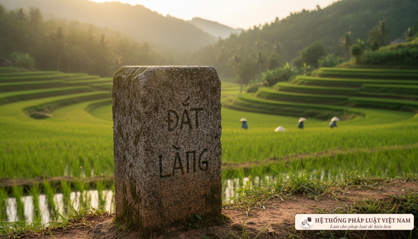 Mốc giới đất đai nông thôn