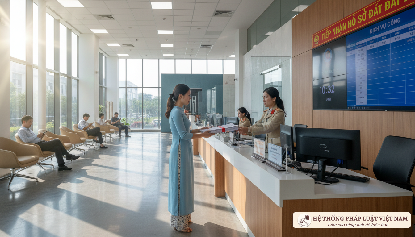 Thủ tục hành chính đất đai tại bộ phận một cửa