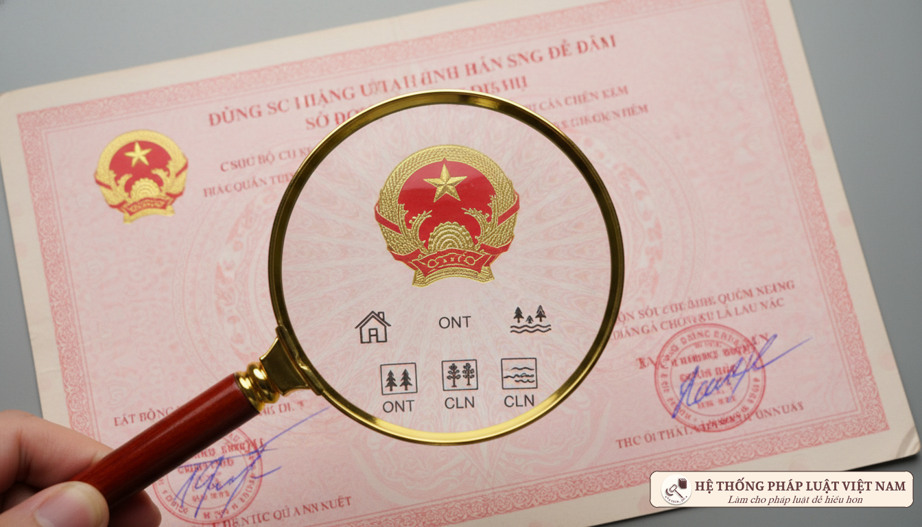 Ký hiệu đất trên Sổ đỏ