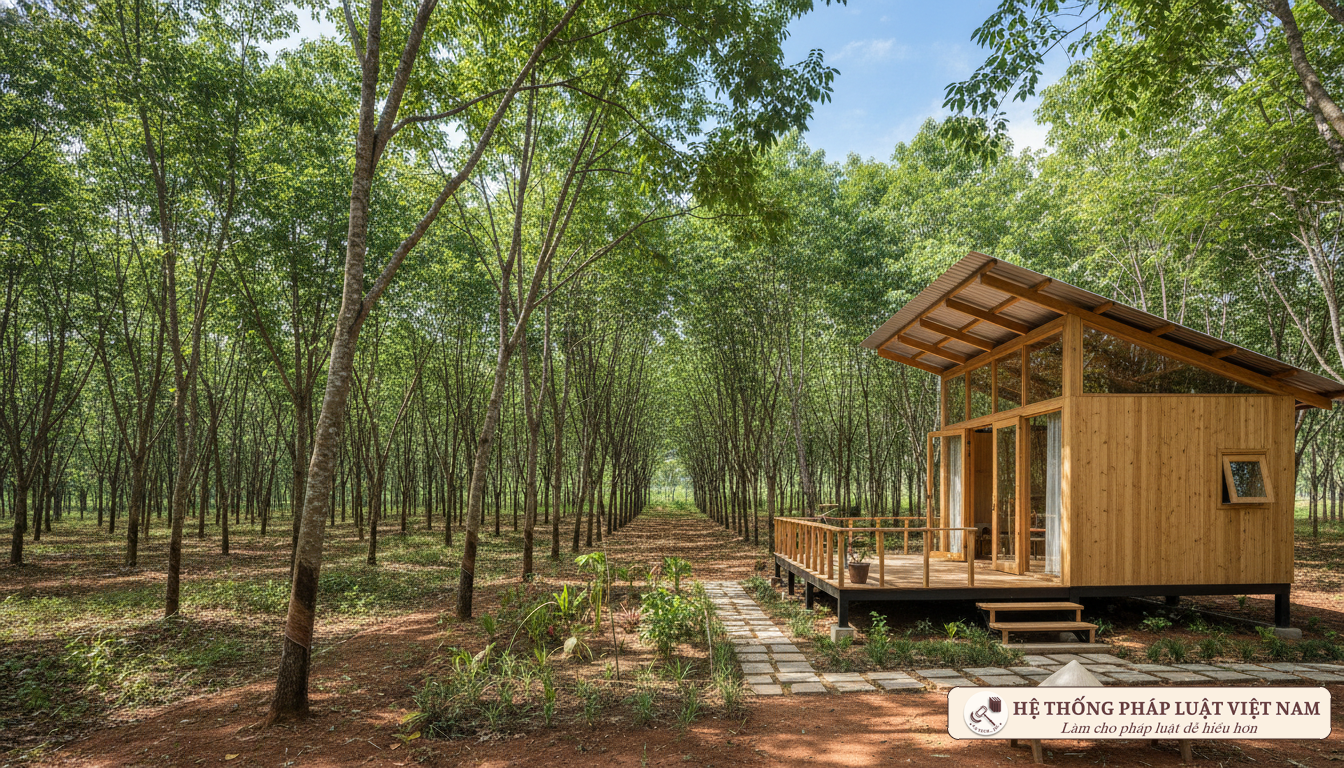Xây nhà trên đất trồng cây lâu năm