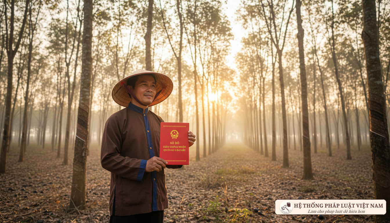 Nông dân và sổ đỏ đất trồng cây lâu năm