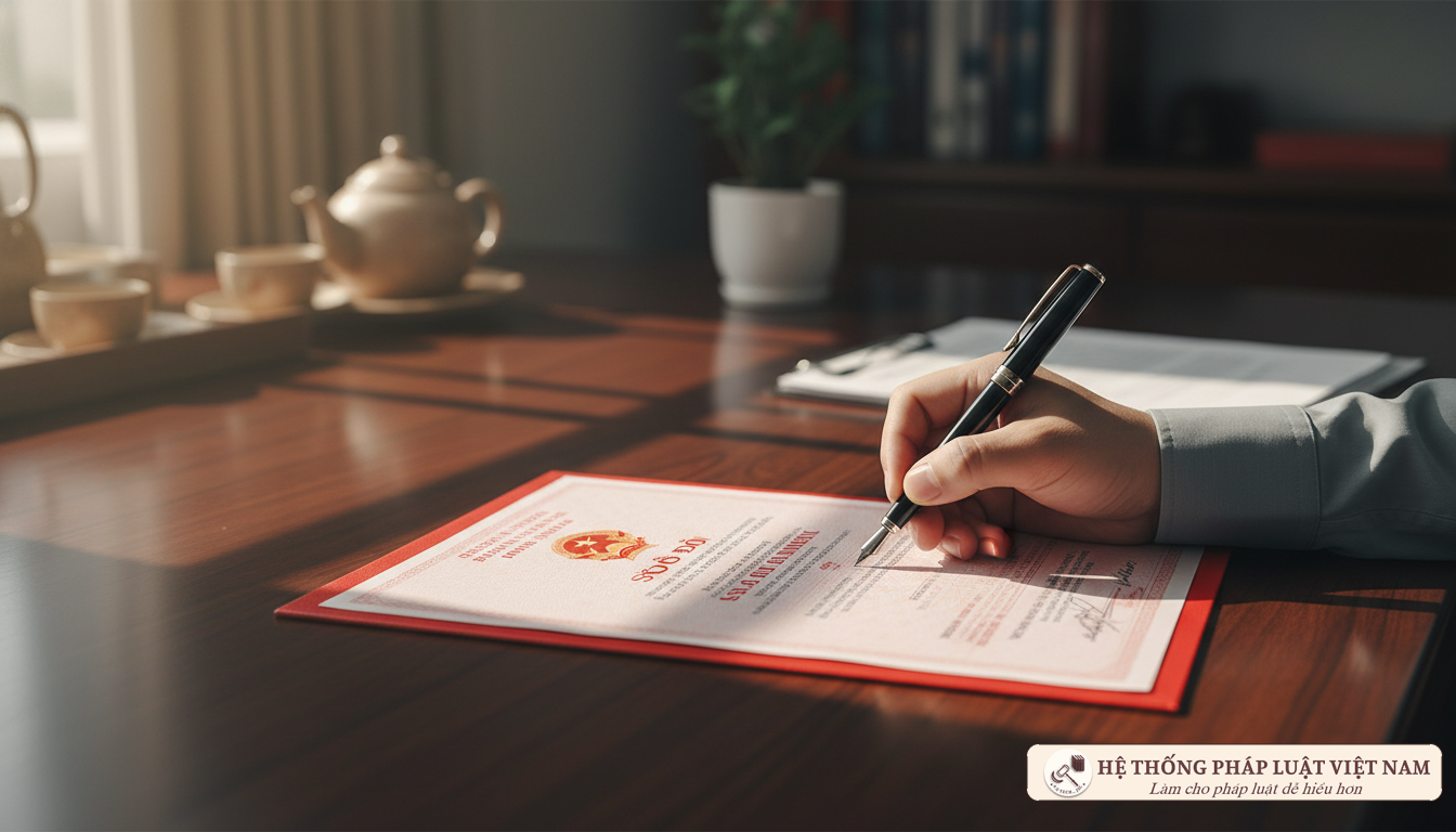 Ký kết hợp đồng chuyển nhượng quyền sử dụng đất