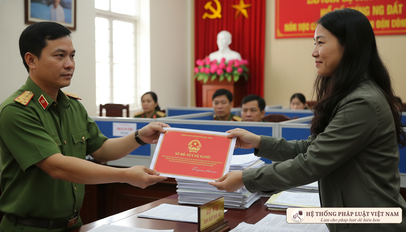 Thủ tục cấp Sổ đỏ sau trúng đấu giá