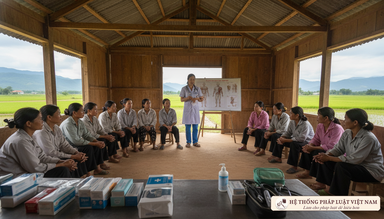 Tập huấn y tế thôn bản