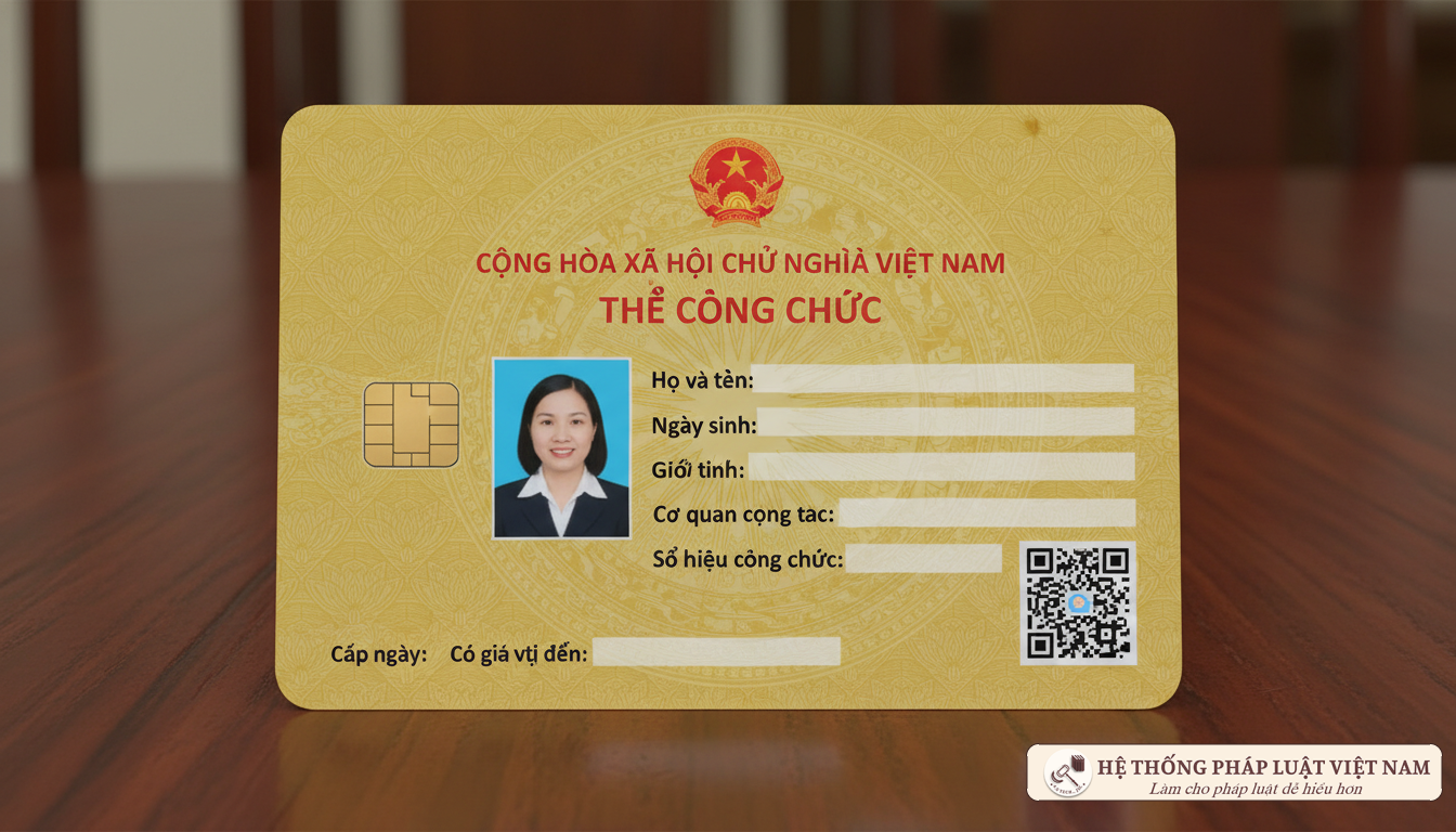 Diện mạo mới của Thẻ Công chức: Tích hợp chip, QR Code và định danh bằng số Căn cước
