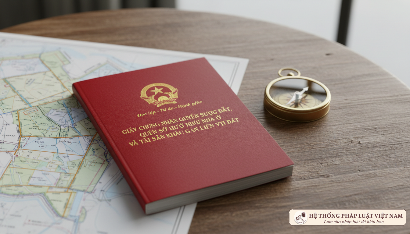 Sổ đỏ và bản đồ địa chính