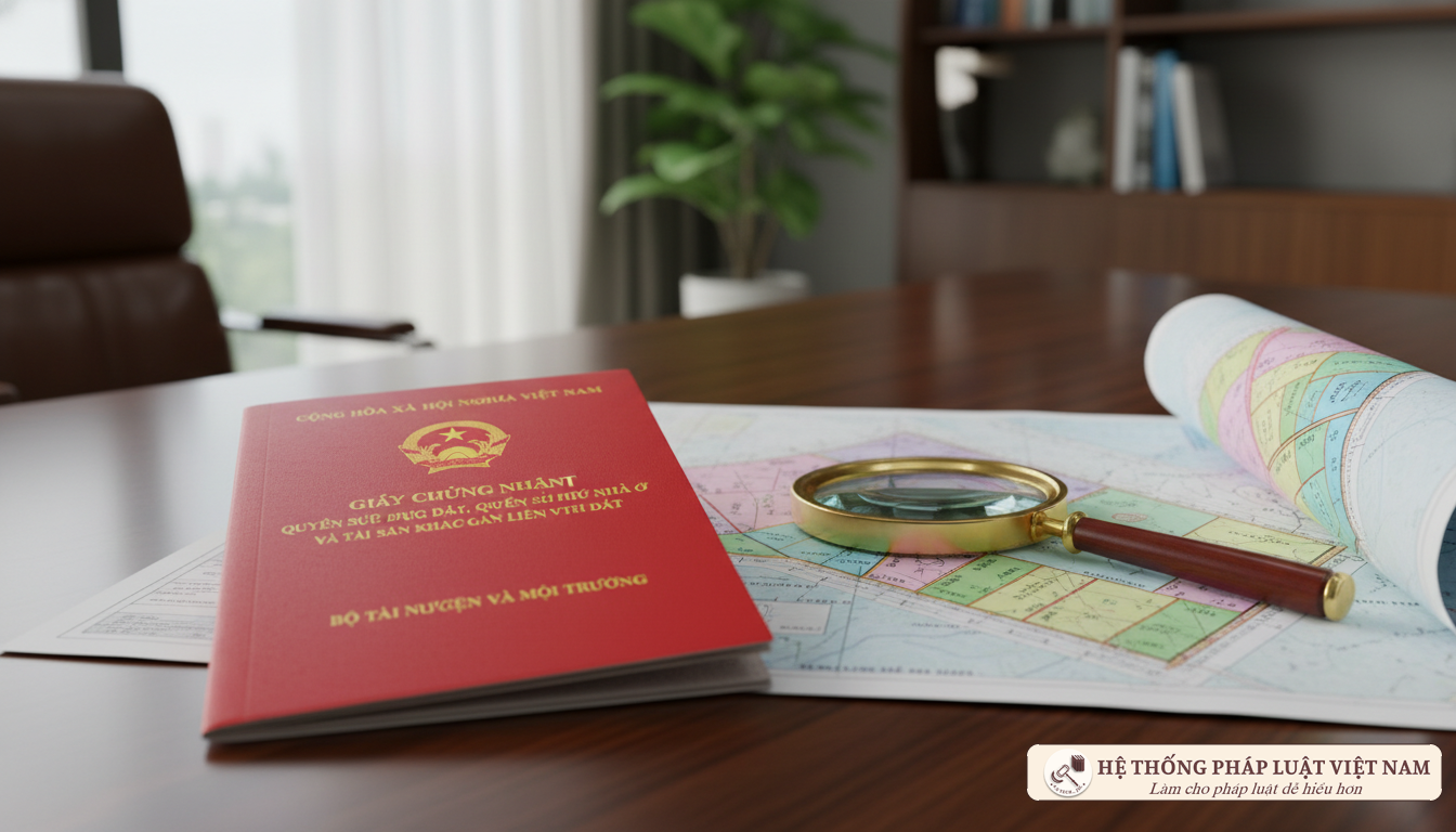 Giấy chứng nhận quyền sử dụng đất và bản đồ địa chính