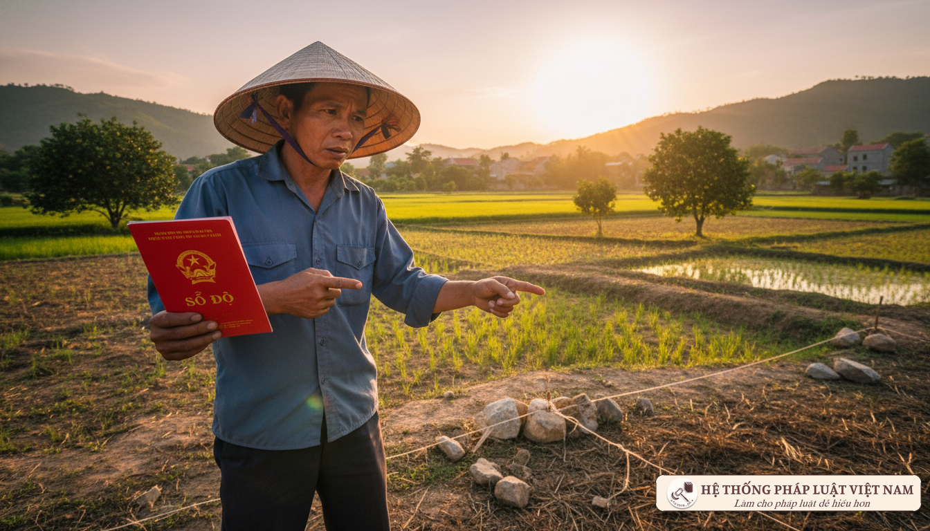 Diện tích thực tế khác Sổ đỏ: Rủi ro pháp lý và quy trình xử lý mới nhất 2019

