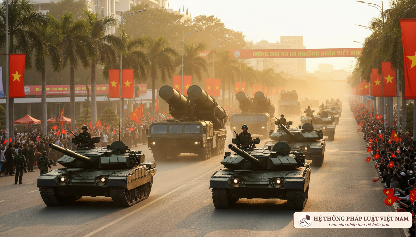 Khí tài quân sự Việt Nam Khí tài quân sự hiện đại trong lễ duyệt binh