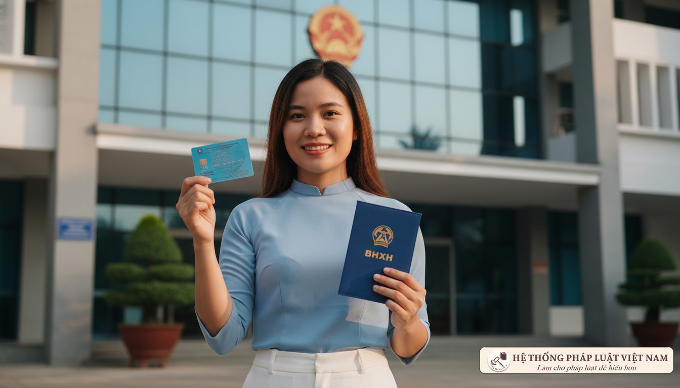 Đổi Căn cước công dân và sổ Bảo hiểm xã hội