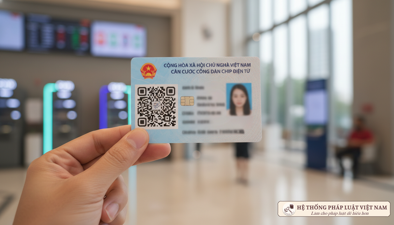Mã QR trên thẻ Căn cước công dân gắn chip