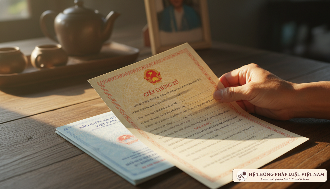 Hồ sơ thủ tục khai tử và tử tuất liên thông