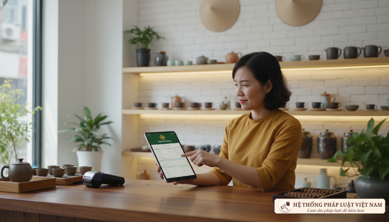 Hộ kinh doanh sử dụng công nghệ trong quản lý thuế