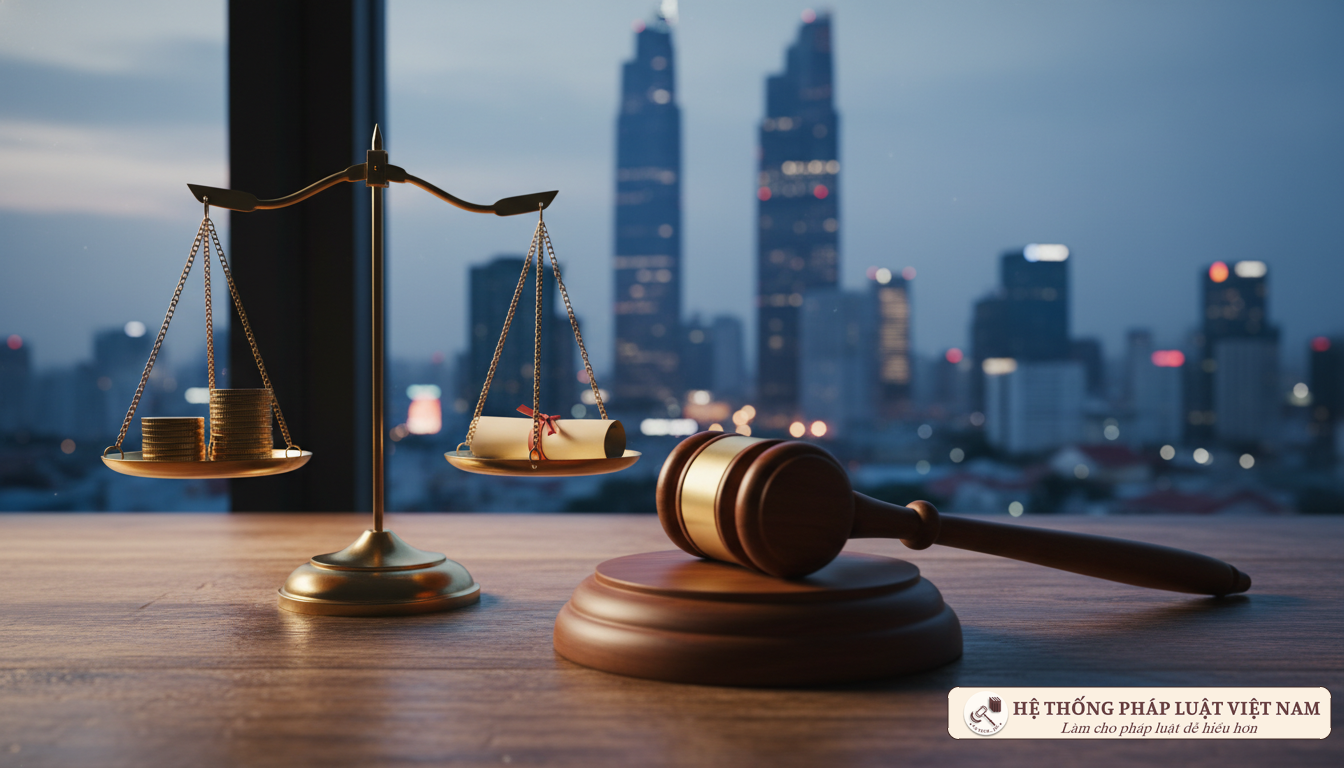 Biểu tượng pháp luật và kinh tế Việt Nam