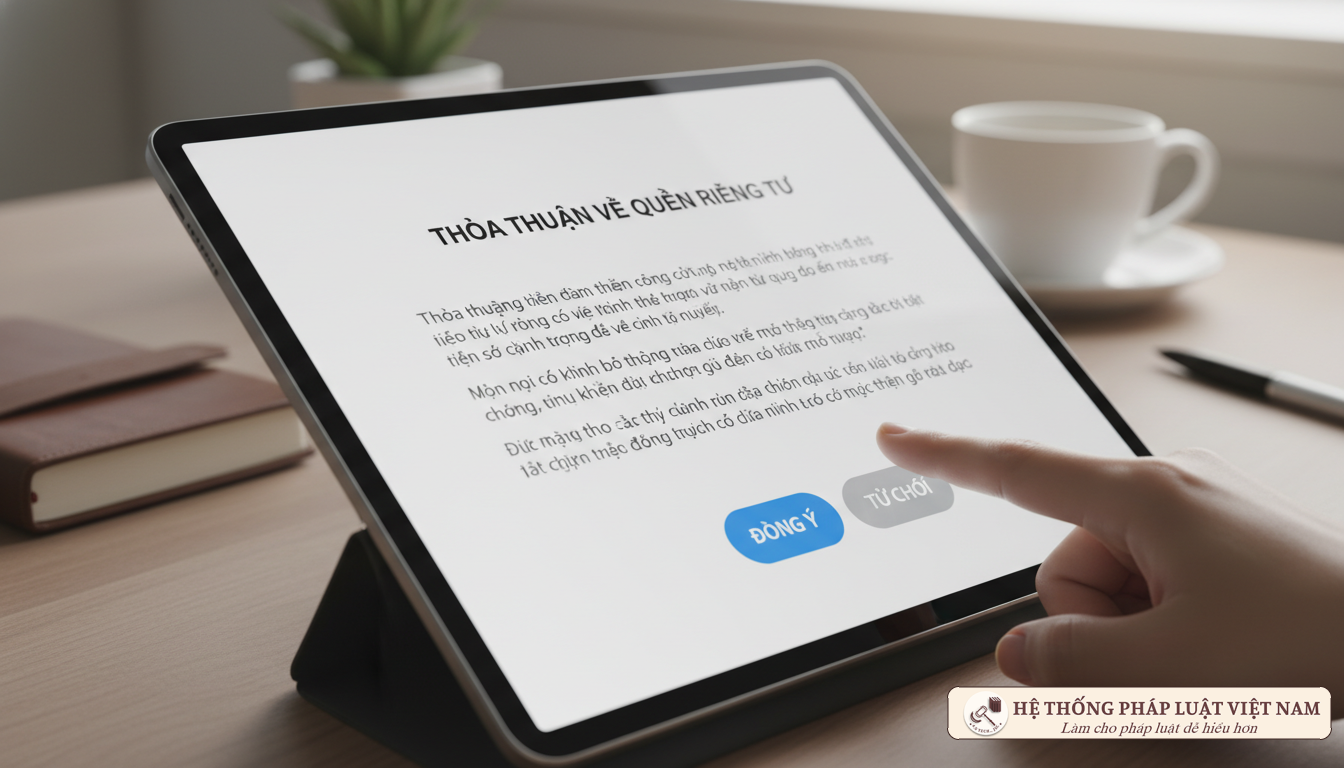 Xác nhận đồng ý xử lý dữ liệu cá nhân