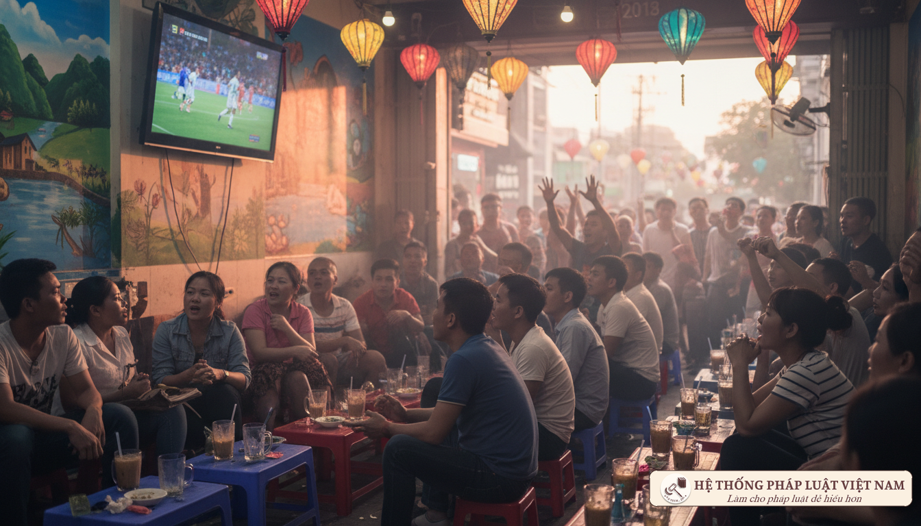 FIFA chính thức lên tiếng: Quán cafe, tụ điểm công cộng có được chiếu World Cup 2018?
