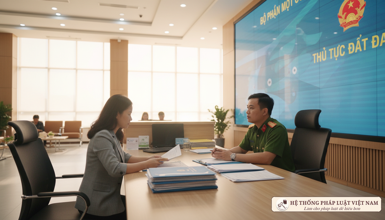 Thủ tục hành chính đất đai tại bộ phận một cửa
