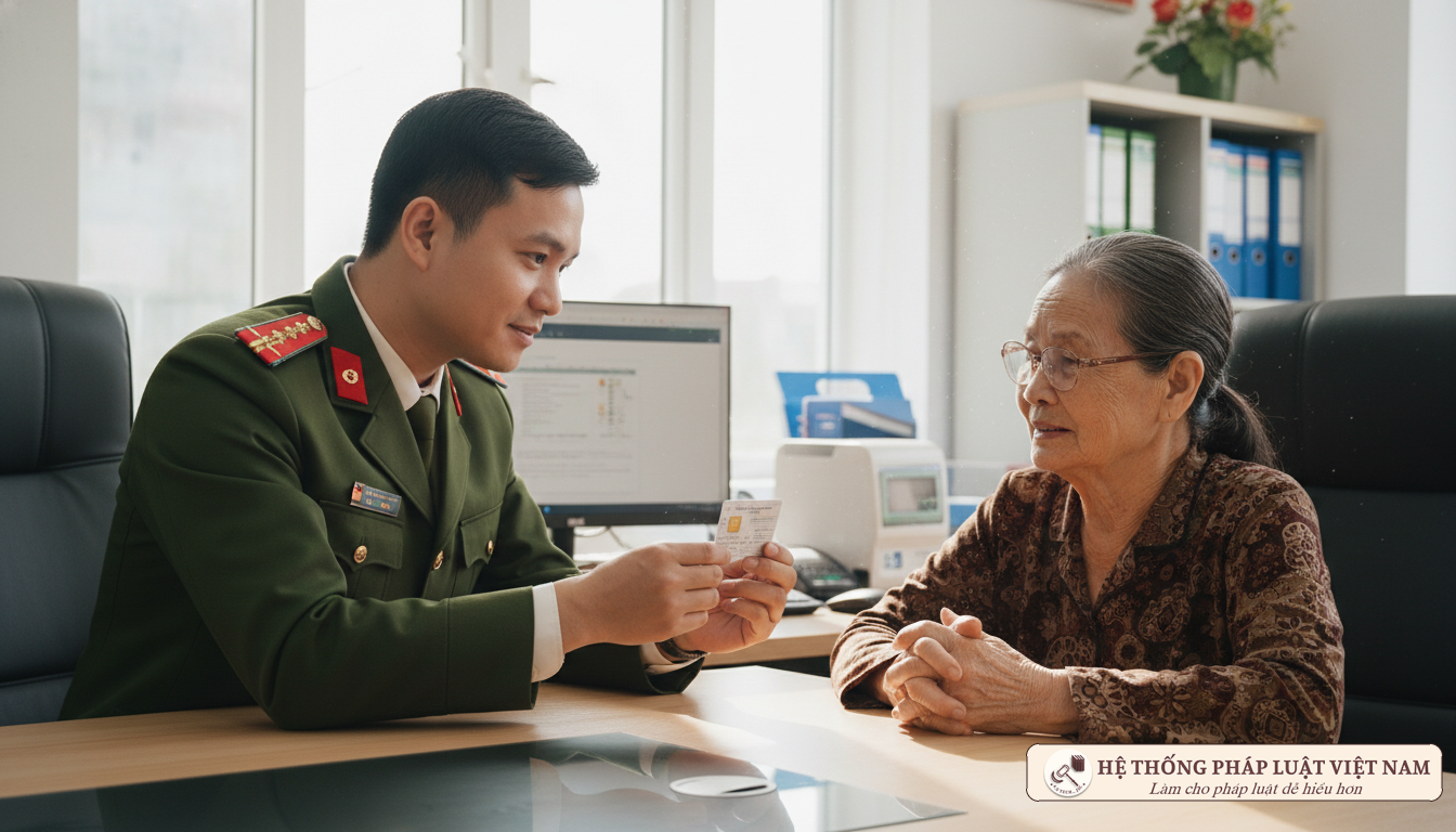 Công an hướng dẫn làm CCCD gắn chíp