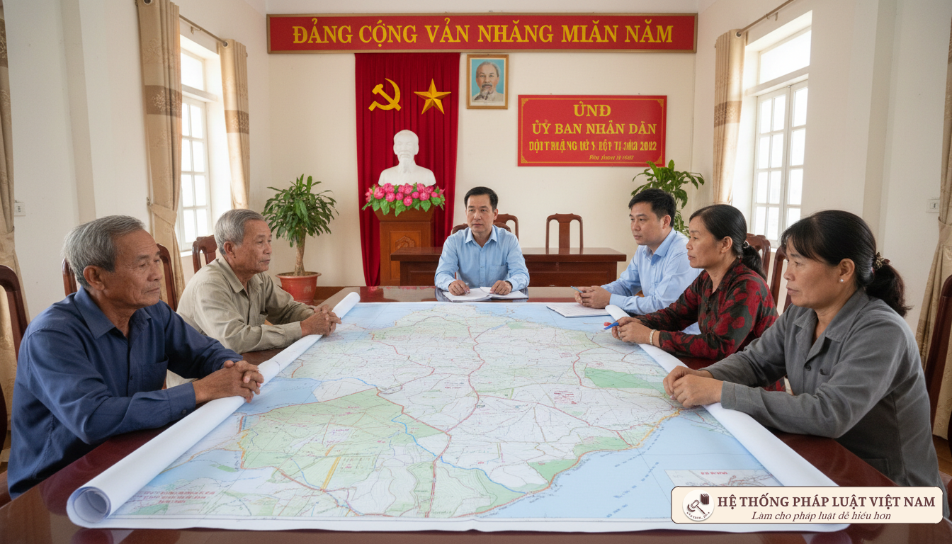Hòa giải tranh chấp đất đai tại UBND xã