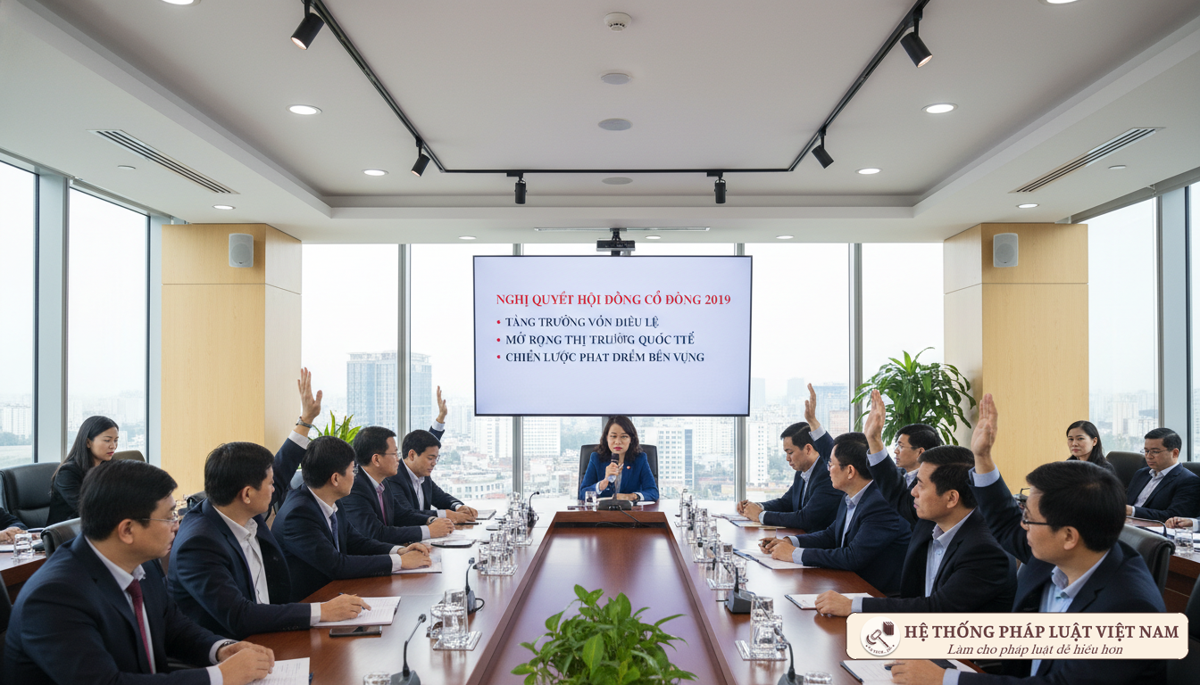 Họp Đại hội đồng cổ đông thông qua quyết định giải thể
