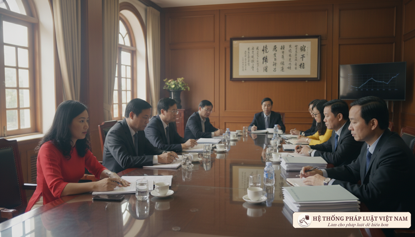 Hội đồng sư phạm họp xét duyệt nâng lương