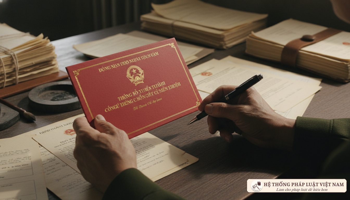 Mẫu Giấy chứng nhận quyền sử dụng đất mới năm 2005