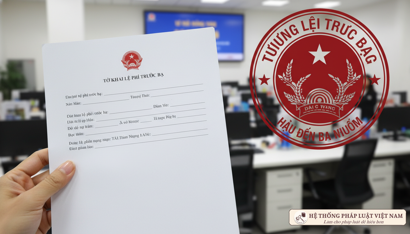Tờ khai lệ phí trước bạ góp vốn