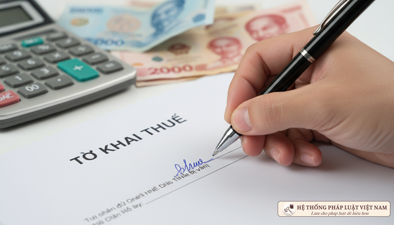 Ký xác nhận tờ khai thuế GTGT