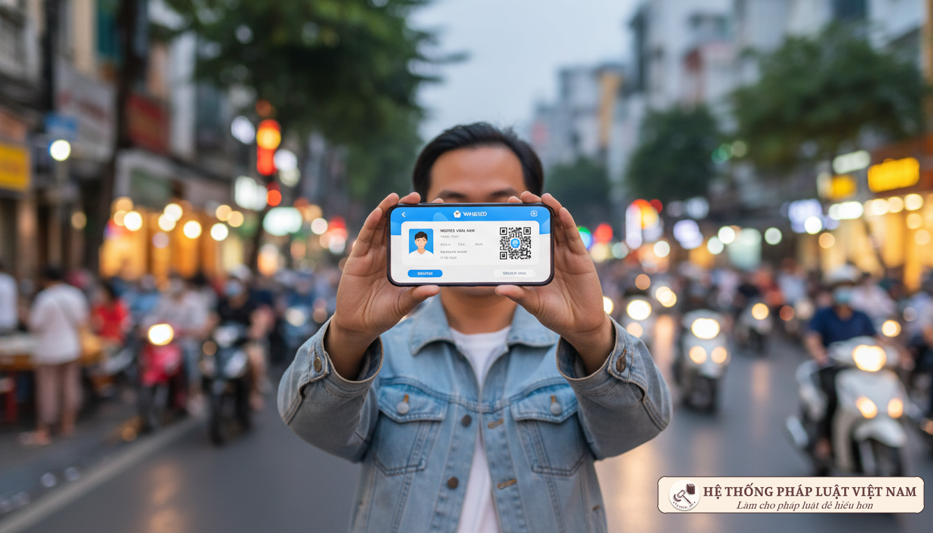 Người dân sử dụng VNeID phản ánh vi phạm