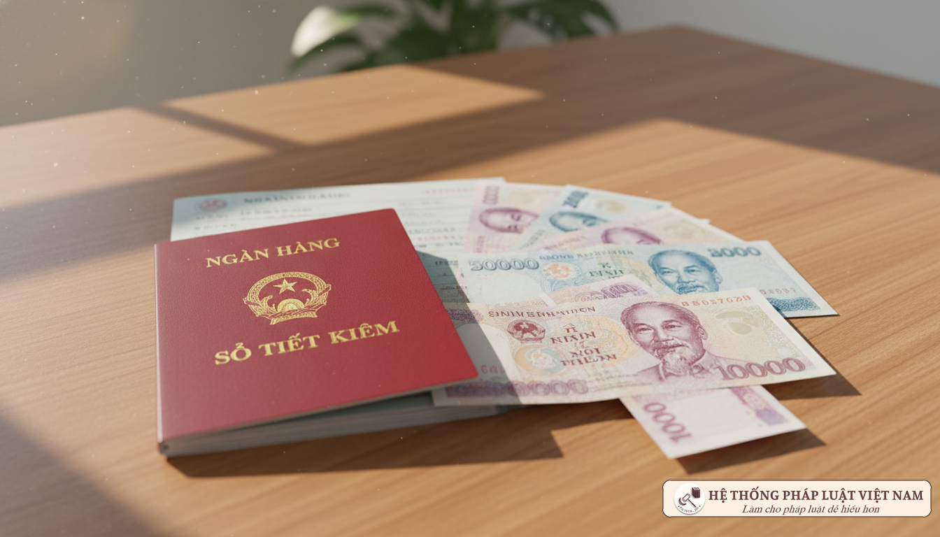 Sổ tiết kiệm và tiền Việt Nam