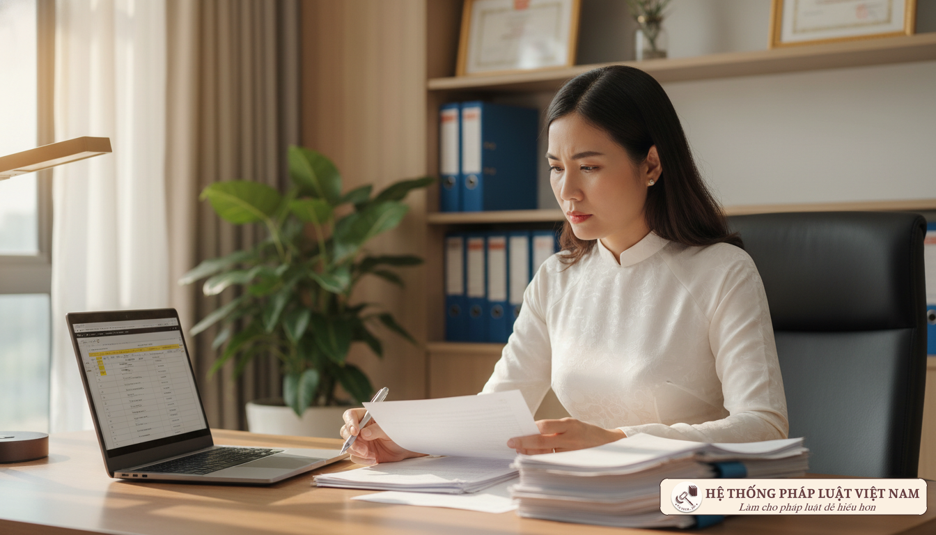 Kế toán trường học kê khai thuế