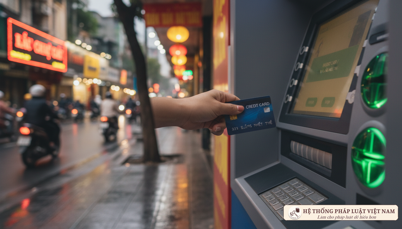 Giao dịch ATM tại Hà Nội
