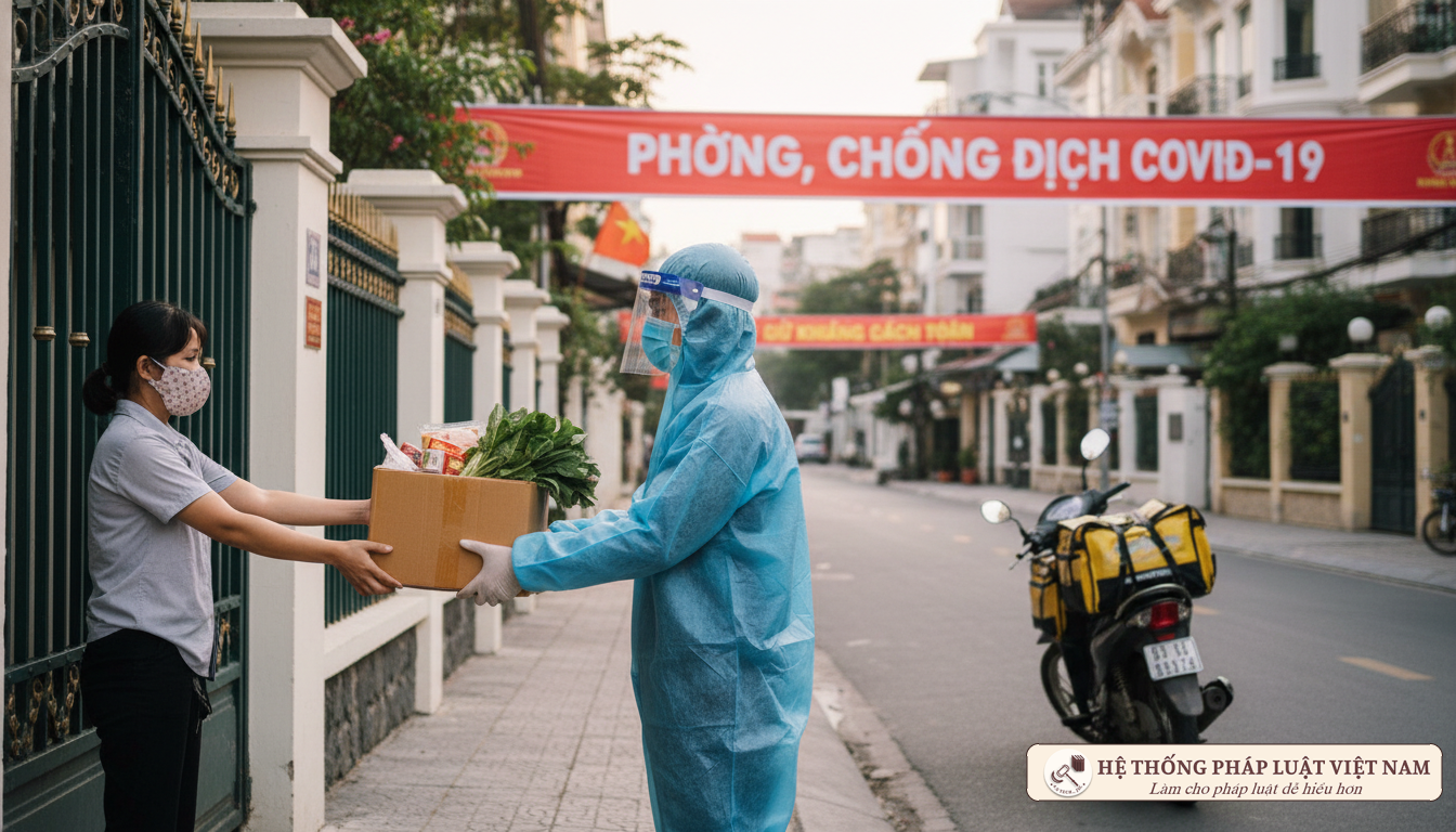 Shipper giao hàng thực phẩm tại Hà Nội