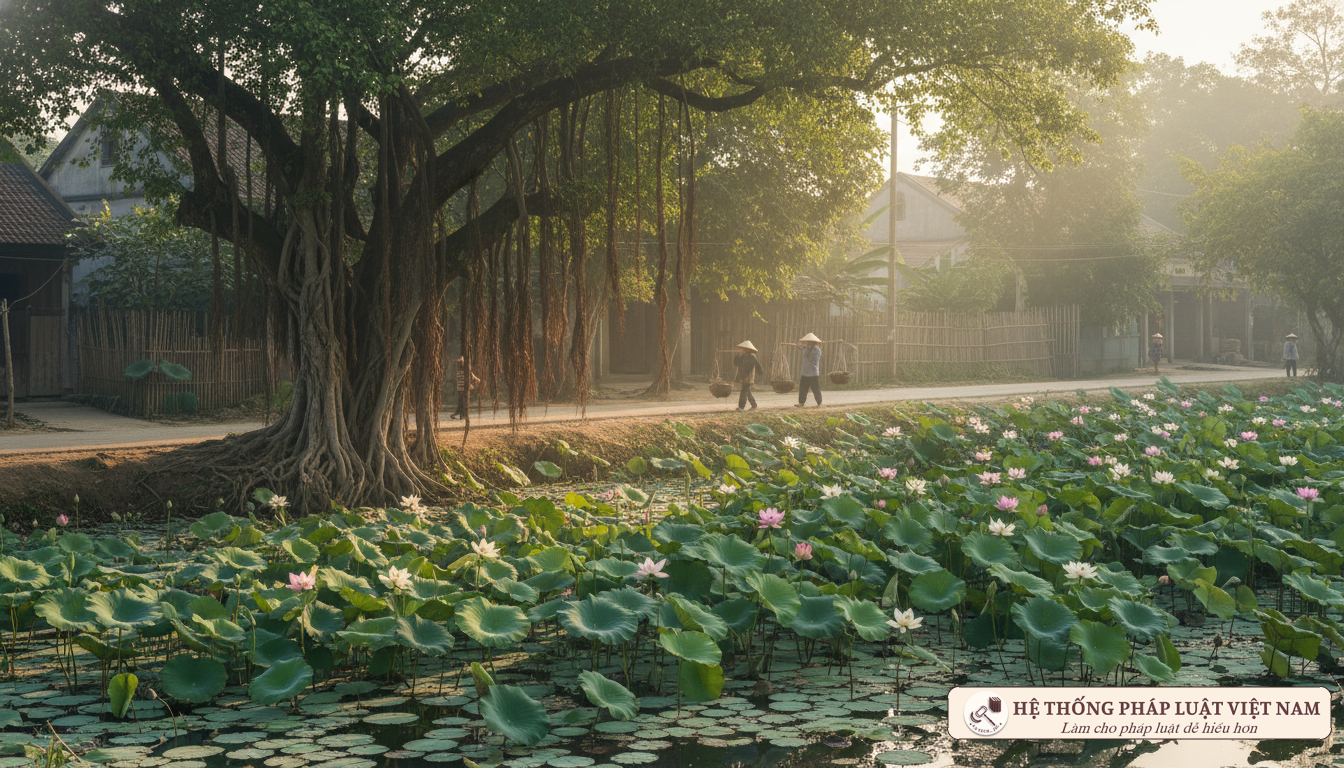 Ao làng truyền thống tại Hà Nội
