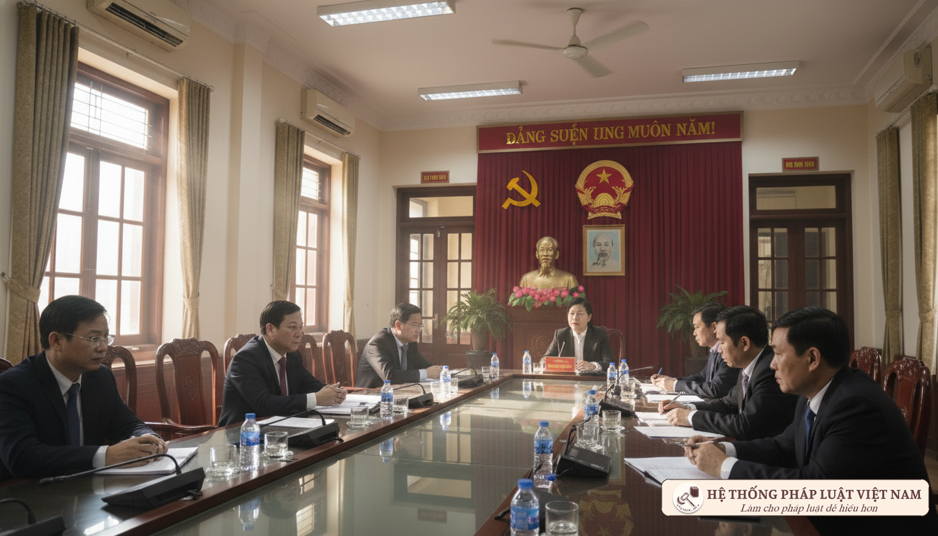Họp triển khai công tác cán bộ tại Hà Nội