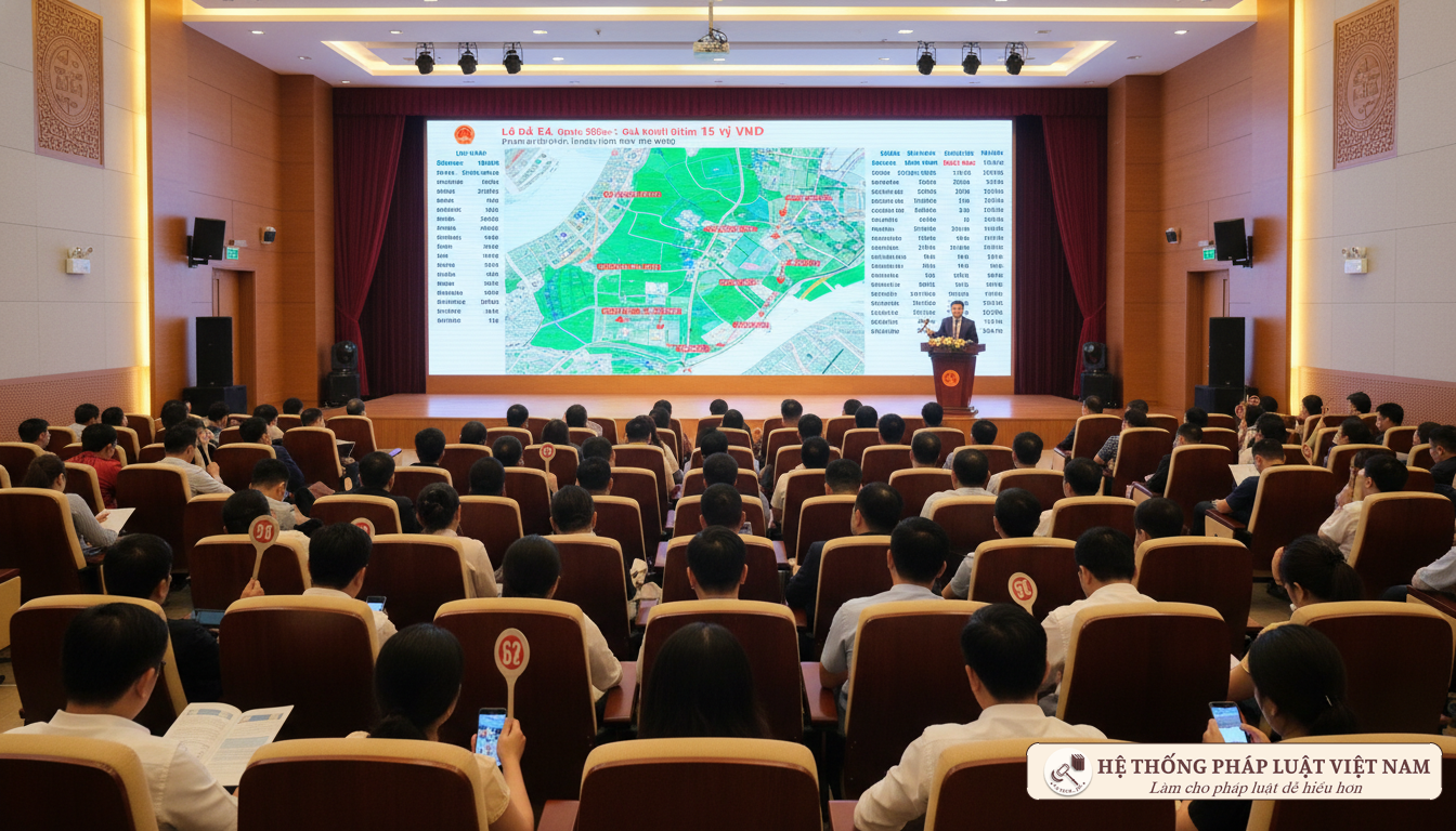 Hà Nội &quot;siết&quot; đấu giá đất: Tiền đặt trước tăng vọt lên 20%, chấm dứt thời kỳ bỏ cọc?
